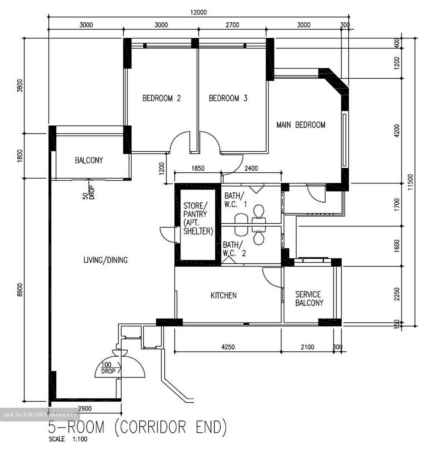 Blk 544 Woodlands Drive 16 (Woodlands), HDB 5 Rooms #546519991